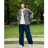 エクリュ ノーカラーブルゾン | Lbc with Life | 詳細画像14 