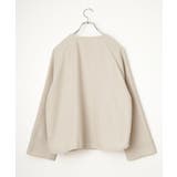 エクリュ ノーカラーブルゾン | Lbc with Life | 詳細画像19 