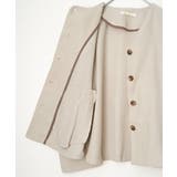 エクリュ ノーカラーブルゾン | Lbc with Life | 詳細画像28 