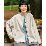 エクリュ ノーカラーブルゾン | Lbc with Life | 詳細画像2 