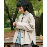 エクリュ ノーカラーブルゾン | Lbc with Life | 詳細画像3 