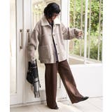 ボアコーデュロイリバーシブル襟付きジャケット | Lbc with Life | 詳細画像23