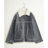 ボアコーデュロイリバーシブル襟付きジャケット | Lbc with Life | 詳細画像30