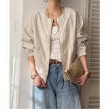 オフホワイト | ナイロンシャーリングブルゾン | Lbc with Life