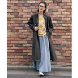 デニム切り替えステンカラーコート | Lbc with Life | 詳細画像6