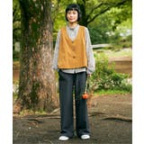 エクリュ パッカリング深Vベスト | Lbc with Life | 詳細画像12