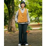 エクリュ パッカリング深Vベスト | Lbc with Life | 詳細画像14