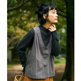 エクリュ パッカリング深Vベスト | Lbc with Life | 詳細画像18