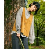 エクリュ パッカリング深Vベスト | Lbc with Life | 詳細画像7