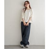 リボンシャーリングギャザープルオーバー | Lbc with Life | 詳細画像5 