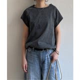チャコール | ラメ裏毛ベストTシャツ | Lbc with Life
