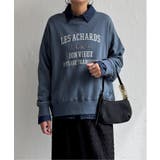 チェーンステッチ刺繍ロゴ裏毛プルオーバー | Lbc with Life | 詳細画像12 