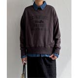 チェーンステッチ刺繍ロゴ裏毛プルオーバー | Lbc with Life | 詳細画像14 