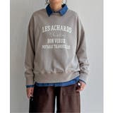 チェーンステッチ刺繍ロゴ裏毛プルオーバー | Lbc with Life | 詳細画像4 