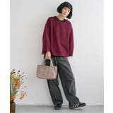 幾何学ジャカード袖パフプルオーバー | Lbc with Life | 詳細画像7