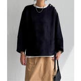 幾何学ジャカード袖パフプルオーバー | Lbc with Life | 詳細画像16