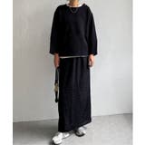 幾何学ジャカード袖パフプルオーバー | Lbc with Life | 詳細画像17