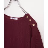 幾何学ジャカード袖パフプルオーバー | Lbc with Life | 詳細画像26