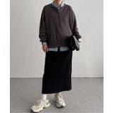 ハーフジップ裏毛プルオーバー | Lbc with Life | 詳細画像16