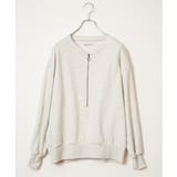 ハーフジップ裏毛プルオーバー | Lbc with Life | 詳細画像29