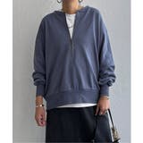 ハーフジップ裏毛プルオーバー | Lbc with Life | 詳細画像1