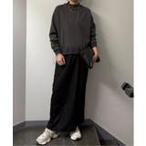 裏起毛ドロストニット切り替えプルオーバー | Lbc with Life | 詳細画像4