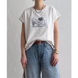 冷感フレンチスリーブ刺繍Tシャツ | Lbc with Life | 詳細画像2 