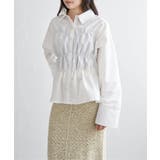 オフホワイト | ブロードシャーリングシャツ | VENCE share style【WOMEN】
