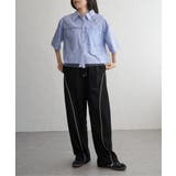 ストライプチュールカブセSSシャツ | VENCE share style【WOMEN】 | 詳細画像7