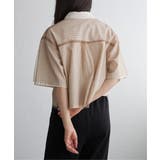 ストライプチュールカブセSSシャツ | VENCE share style【WOMEN】 | 詳細画像15