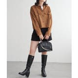 カットスェードオーバーシャツ | VENCE share style【WOMEN】 | 詳細画像8 