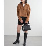 カットスェードオーバーシャツ | VENCE share style【WOMEN】 | 詳細画像6 