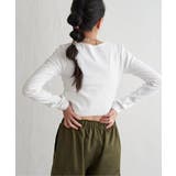 テレコハーフジップクロップドプルオーバー | VENCE share style【WOMEN】 | 詳細画像17 