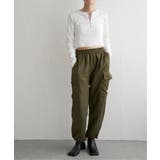 テレコハーフジップクロップドプルオーバー | VENCE share style【WOMEN】 | 詳細画像18 