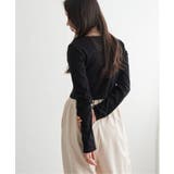 テレコハーフジップクロップドプルオーバー | VENCE share style【WOMEN】 | 詳細画像20 