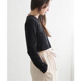 テレコハーフジップクロップドプルオーバー | VENCE share style【WOMEN】 | 詳細画像21 