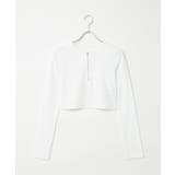 テレコハーフジップクロップドプルオーバー | VENCE share style【WOMEN】 | 詳細画像28 