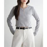 テレコハーフジップクロップドプルオーバー | VENCE share style【WOMEN】 | 詳細画像1 