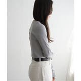 テレコハーフジップクロップドプルオーバー | VENCE share style【WOMEN】 | 詳細画像3 