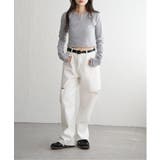 テレコハーフジップクロップドプルオーバー | VENCE share style【WOMEN】 | 詳細画像6 