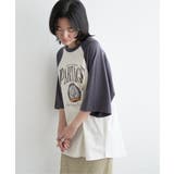 カレッジ配色ラグランT | VENCE share style【WOMEN】 | 詳細画像16 