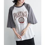 ソノタB | カレッジ配色ラグランT | VENCE share style【WOMEN】