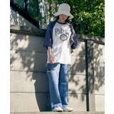 カレッジ配色ラグランT | VENCE share style【WOMEN】 | 詳細画像4 