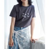 チャコール | オーガンジーハートTシャツ | VENCE share style【WOMEN】