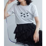 オーガンジーハートTシャツ | VENCE share style【WOMEN】 | 詳細画像1 