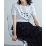 オーガンジーハートTシャツ | VENCE share style【WOMEN】 | 詳細画像2 