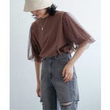 チュールスリーブTシャツ | VENCE share style【WOMEN】 | 詳細画像11