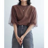 チュールスリーブTシャツ | VENCE share style【WOMEN】 | 詳細画像12