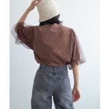 チュールスリーブTシャツ | VENCE share style【WOMEN】 | 詳細画像15