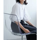 オフホワイト | チュールスリーブTシャツ | VENCE share style【WOMEN】